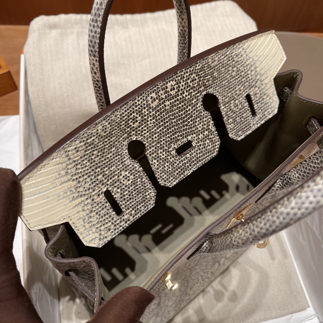 에르메스 버킨백25 히말라야 금장 리자드 가죽